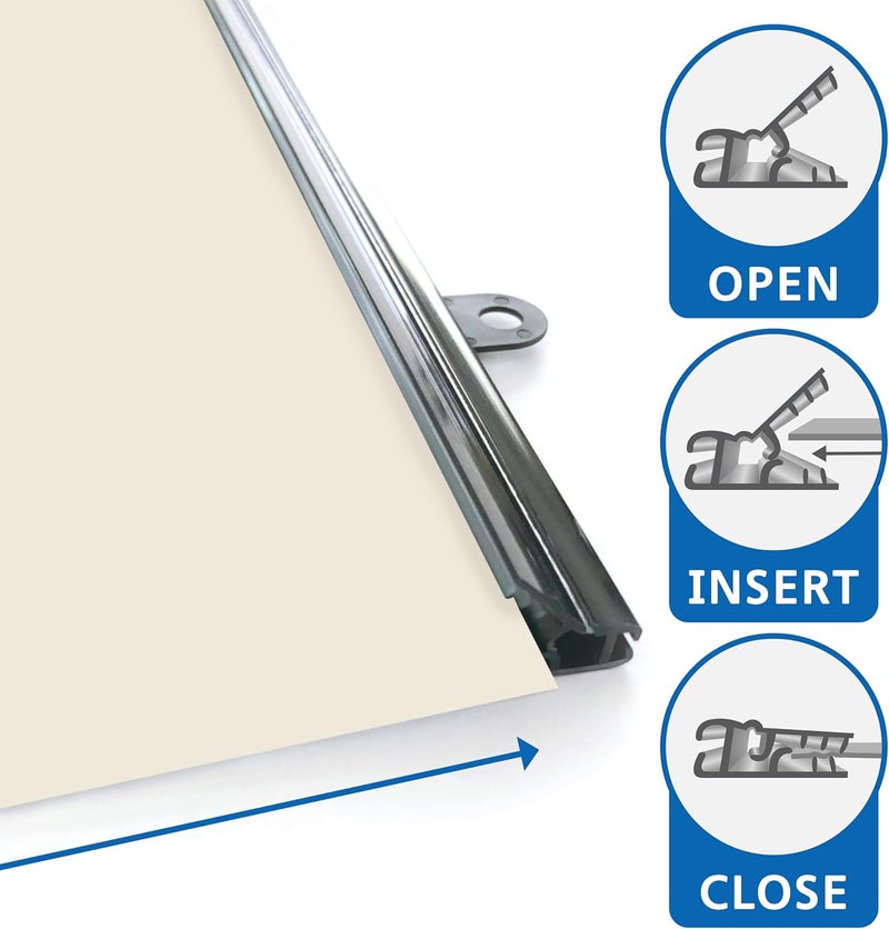 Palace Learning 3 Pack - Dumbbell Workout Posters for Home Gym - Volume 1, 2 & 3 - Exercise Charts (Laminated with Plastic Frame, 18" x 24") - Image 2